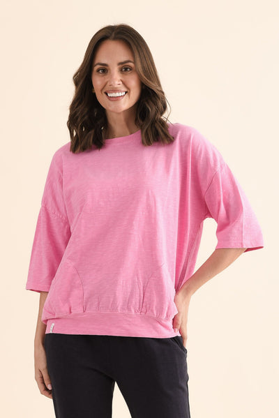 Mazie Pink Cotton Sweat