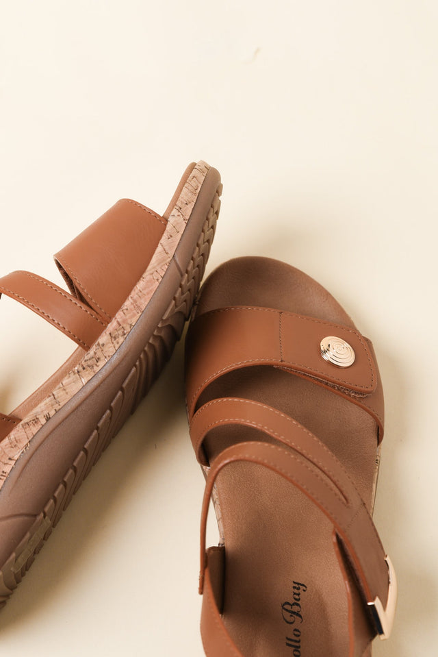 Meadow Tan Velcro Sandal image 3