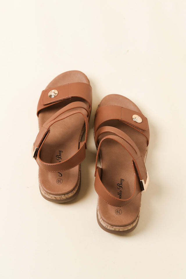 Meadow Tan Velcro Sandal image 4