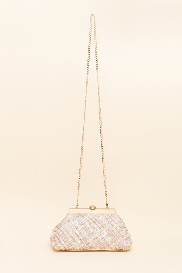 Mia Blush Boucle Clutch image 5