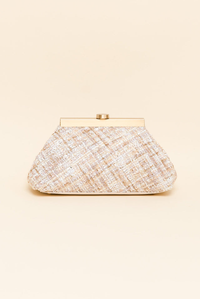 Mia Blush Boucle Clutch image 2