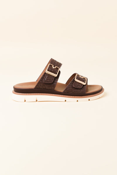 Mission Chocolate Woven Slide