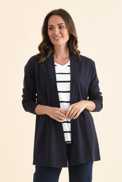 Morocco Navy Knit Cardigan