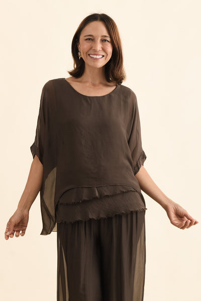 Myers Chocolate Silk Layer Top