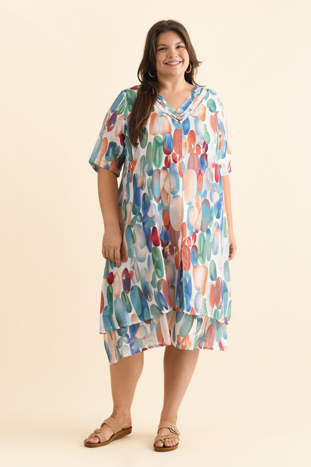 plus-size,curve-dresses,plus-size-sleeved-dresses,plus-size-below-knee-dresses,plus-size-cotton-dresses,plus-size-summer-dresses,alt text|model:Gabby