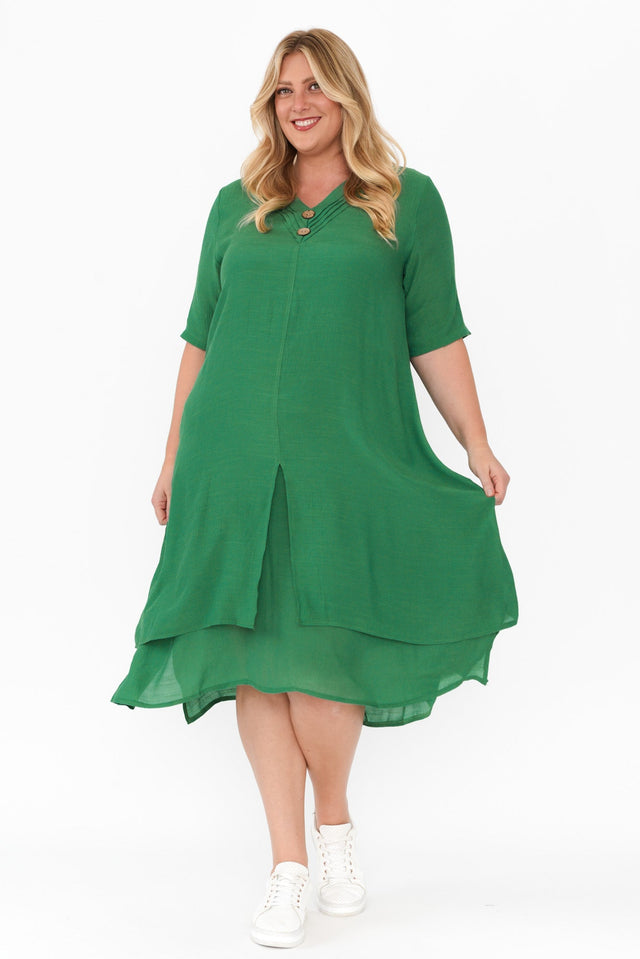 plus-size,curve-dresses,plus-size-sleeved-dresses,plus-size-below-knee-dresses,plus-size-cotton-dresses,plus-size-summer-dresses,alt text|model:Caitlin