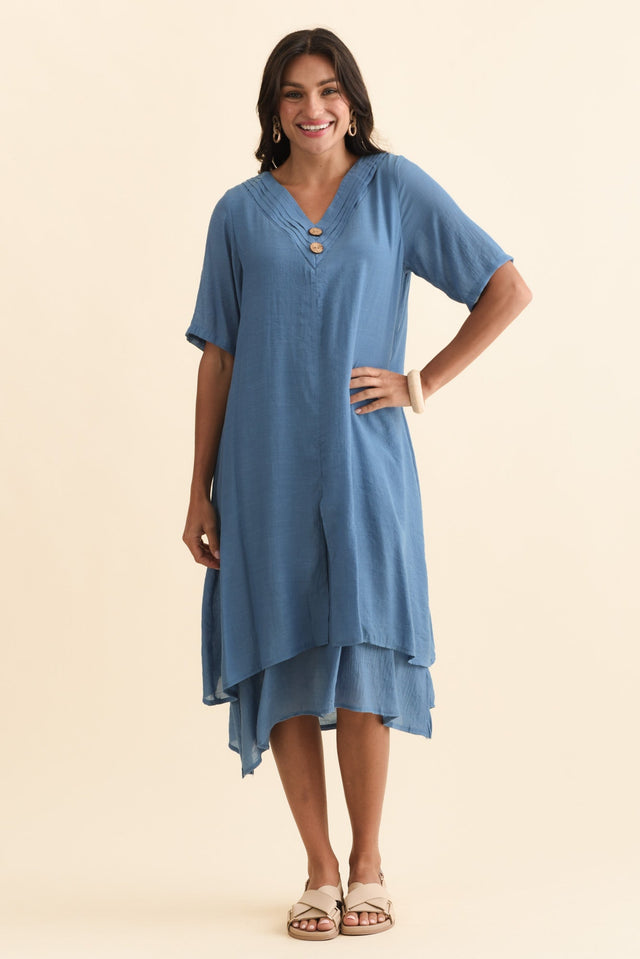 Nala Steel Layers Dress,Brunette model,alt text|model:Brontie image 9