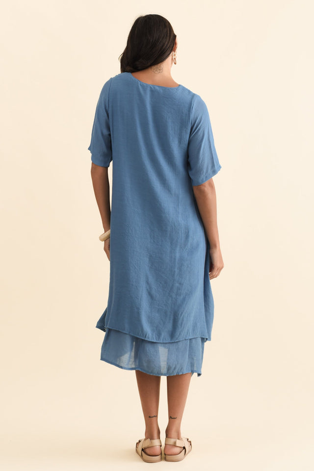 Nala Steel Layers Dress,Brunette model,alt text|model:Brontie image 6