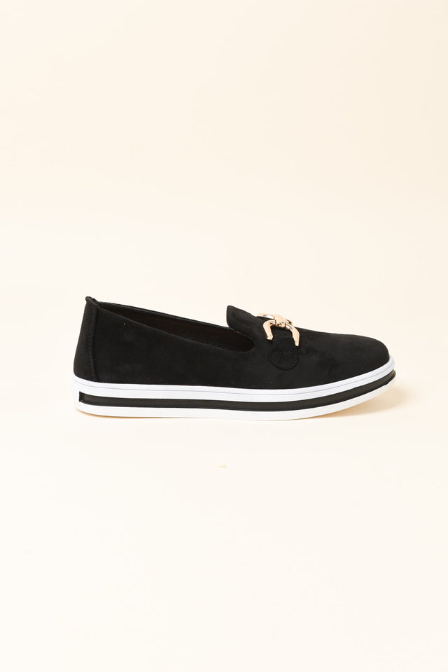 Nature Black Platform Loafer