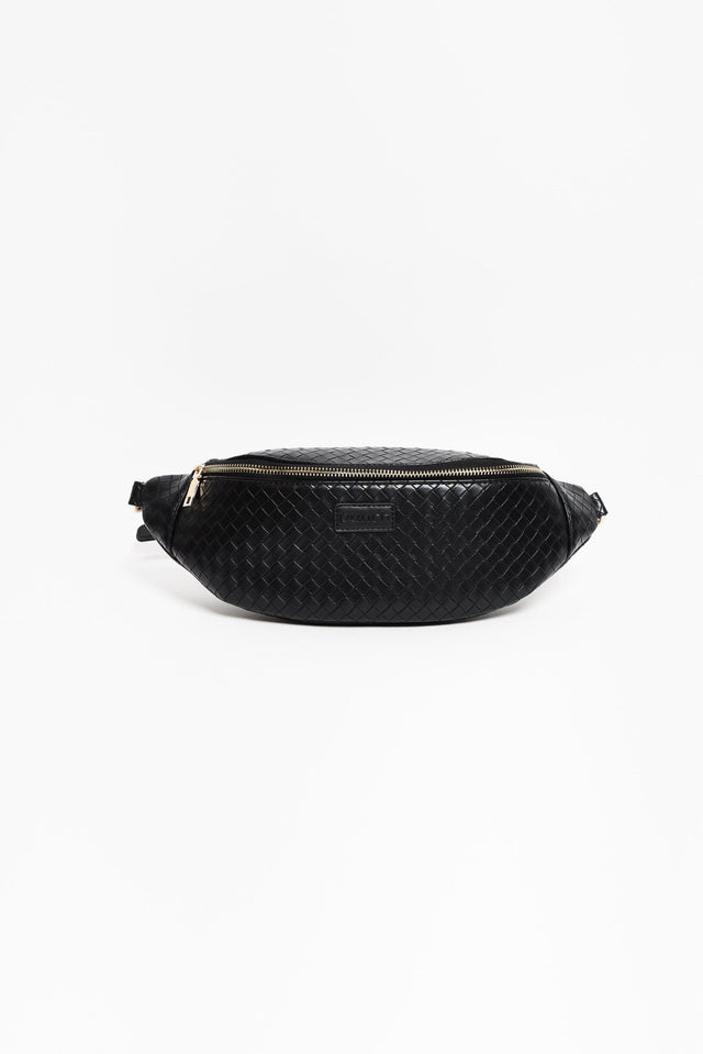 Nomad Black Woven Sling Bag image 1