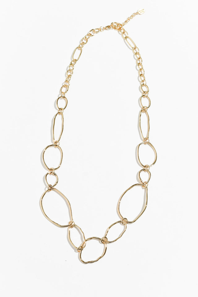 Nona Gold Circle Necklace image 1