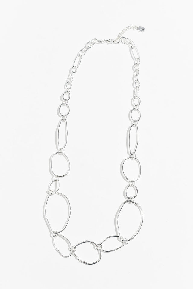 Nona Silver Circle Necklace image 1