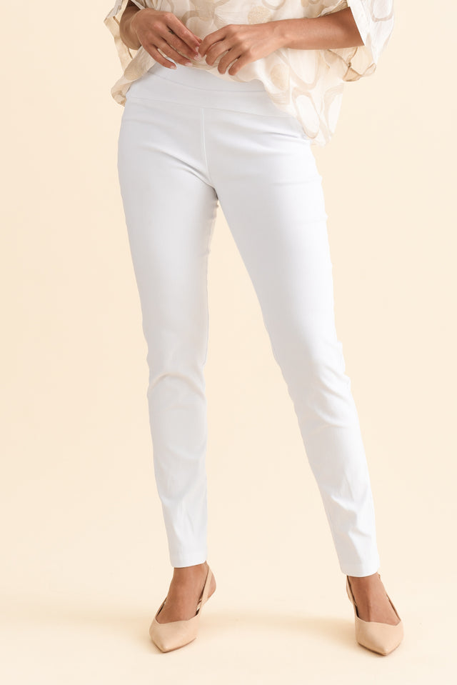 Olympia White Straight Pants image 2