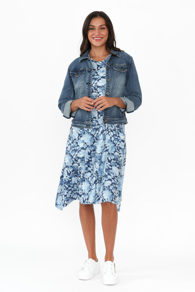 Camille Dark Denim Jacket image 8