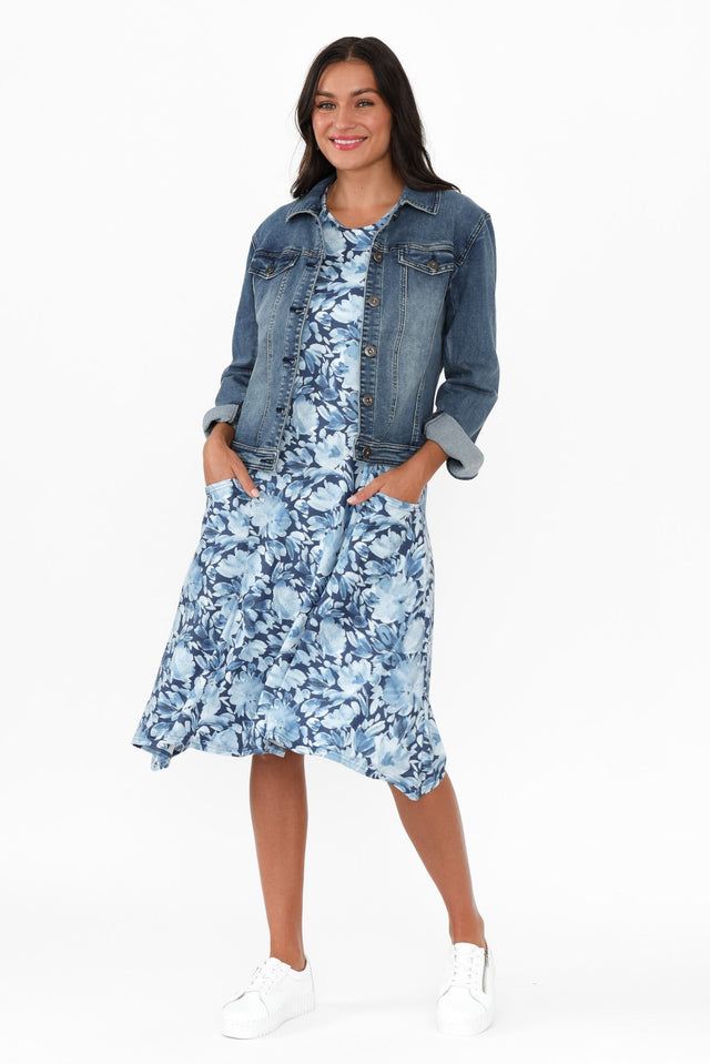 Camille Dark Denim Jacket image 4