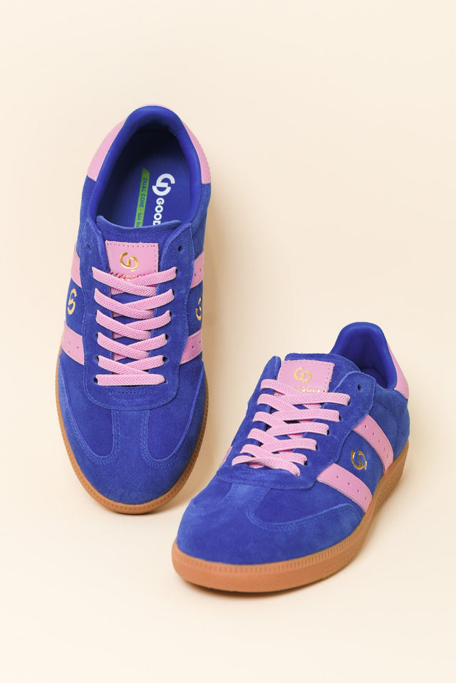 Parallel Cobalt Contrast Suede Sneaker image 2