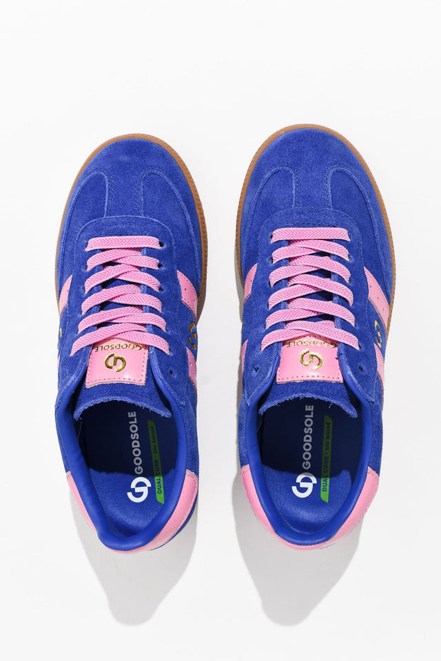 Parallel Cobalt Contrast Suede Sneaker image 3