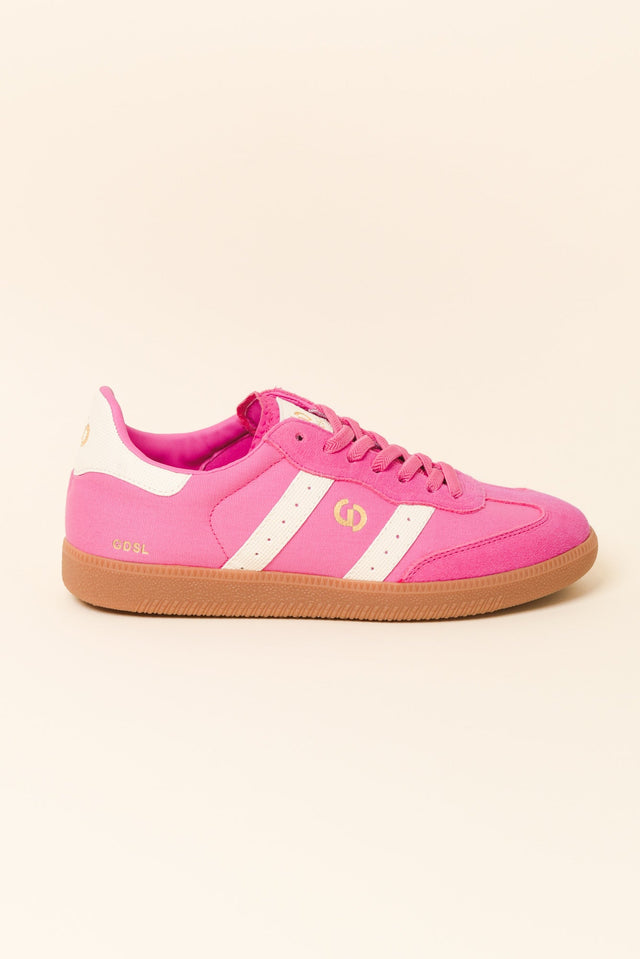 Parallel Hot Pink Contrast Canvas Sneaker image 1
