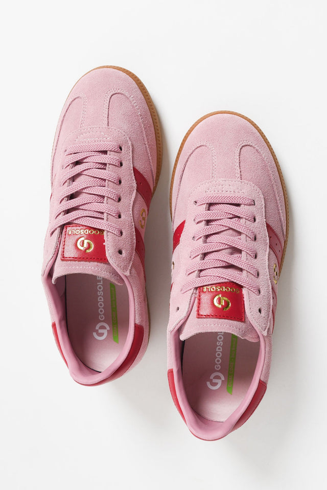 Parallel Pink Contrast Suede Sneaker image 4