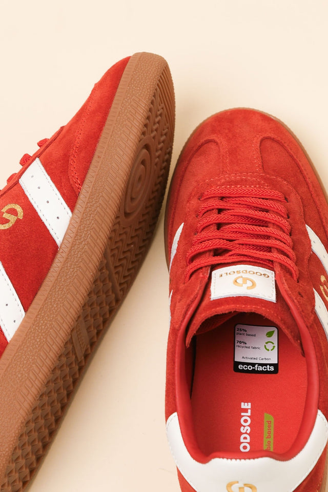 Parallel Red Contrast Suede Sneaker image 3