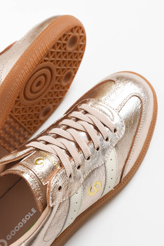 Parallel Rose Gold Contrast Leather Sneaker image 4