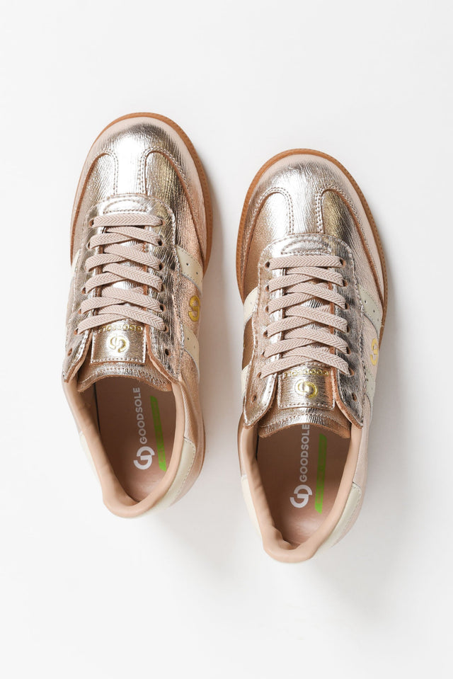 Parallel Rose Gold Contrast Leather Sneaker image 8