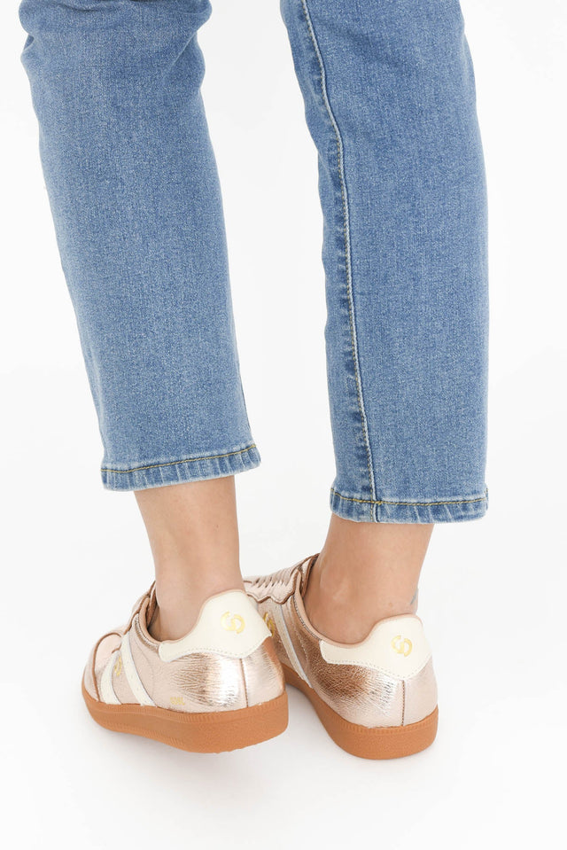 Parallel Rose Gold Contrast Leather Sneaker image 10