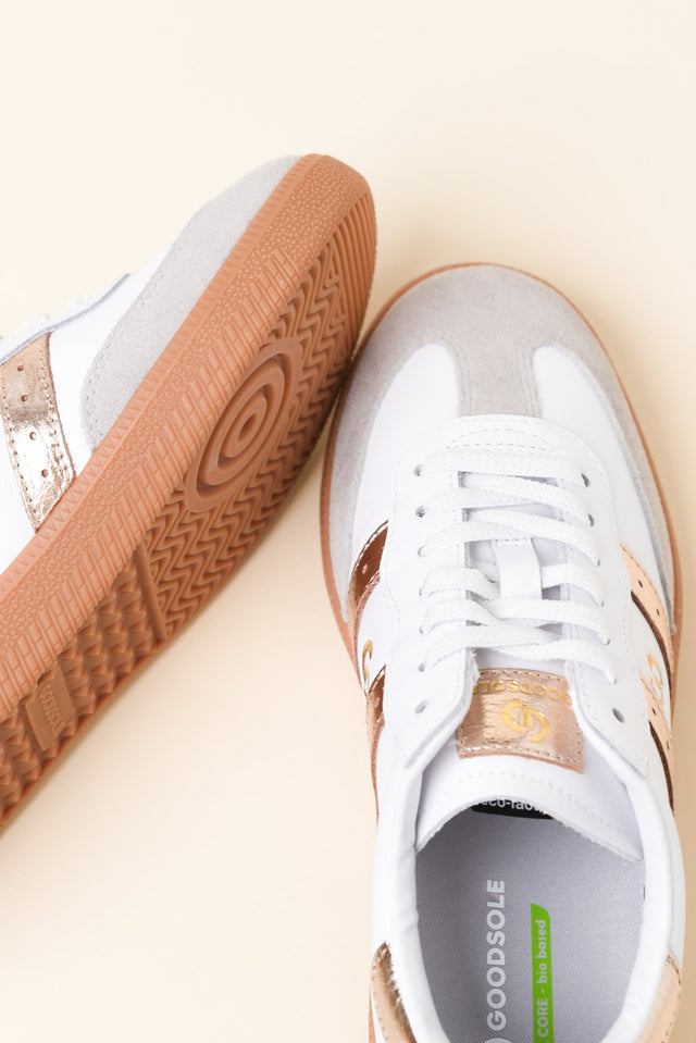 Parallel White Contrast Leather Sneaker image 3
