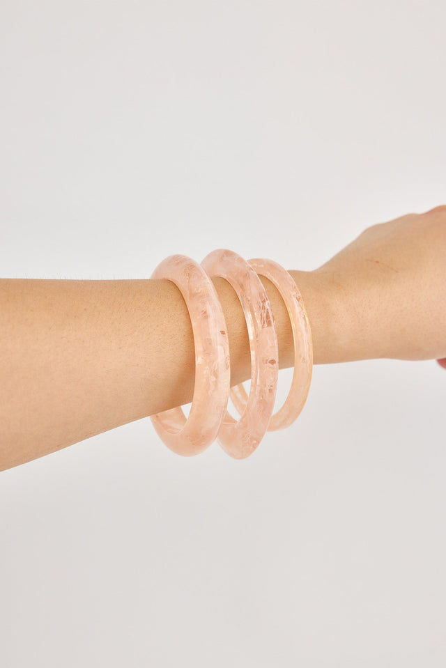 Perla Pink Bangle Set