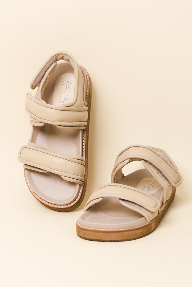Peta Beige Leather Strappy Sandal image 2