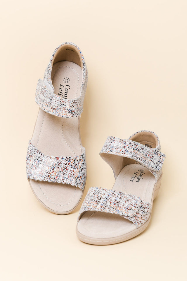 Petal Multi Leather Velcro Sandal image 3