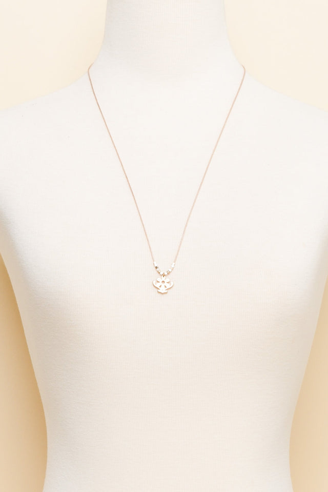 Petrina Gold Daisy Pendant Necklace image 2