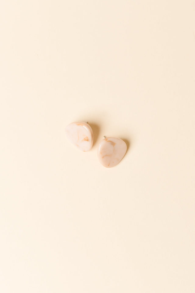 Poppi Natural Stud Earrings image 1