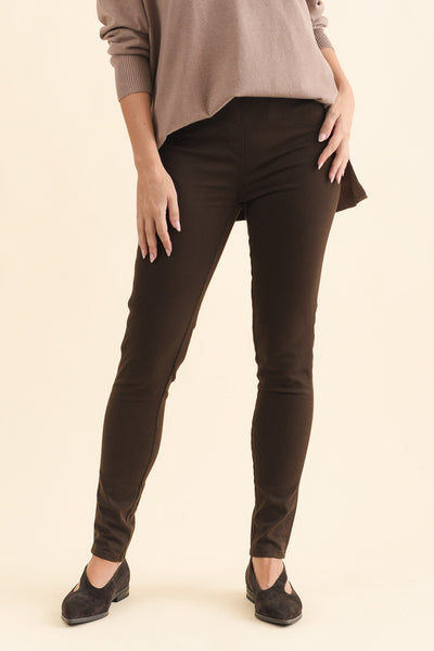 Reed Chocolate Stretch Cotton Pants