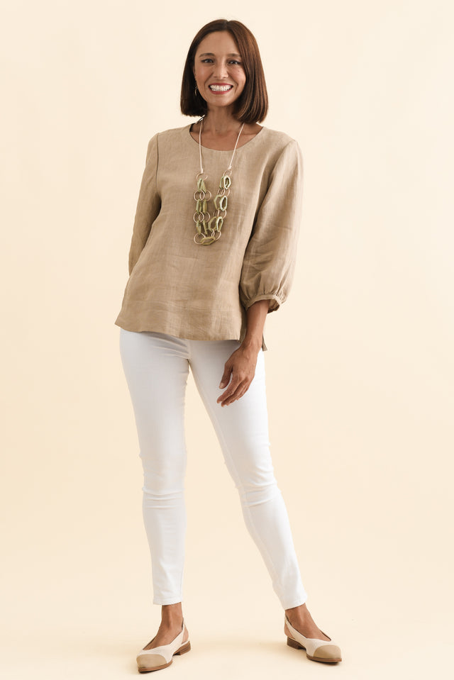 Reed White Stretch Cotton Pants image 5