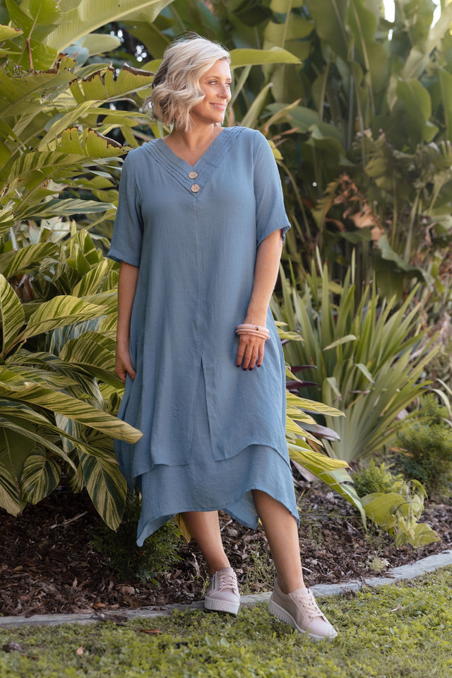 Nala Steel Layers Dress