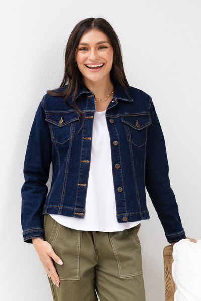 Kimbra Blue Denim Stretch Jacket