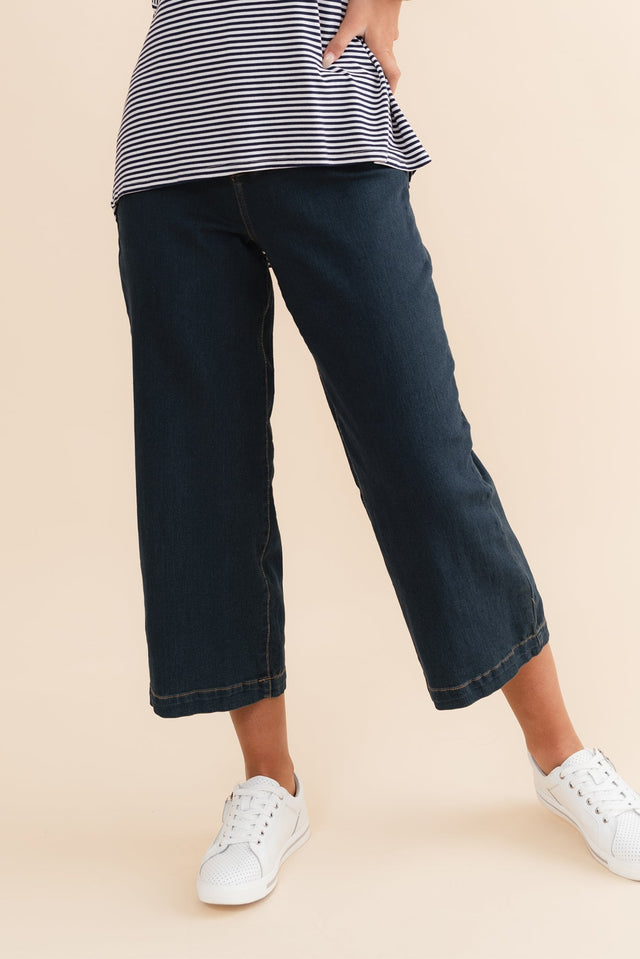 Tabitha Blue Denim Crop Jeans