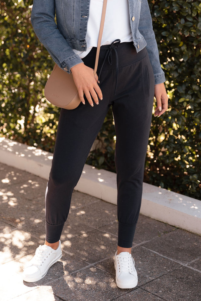 Poppy Navy Cotton Sweatpants