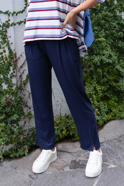 Lopez Navy Pocket Pants