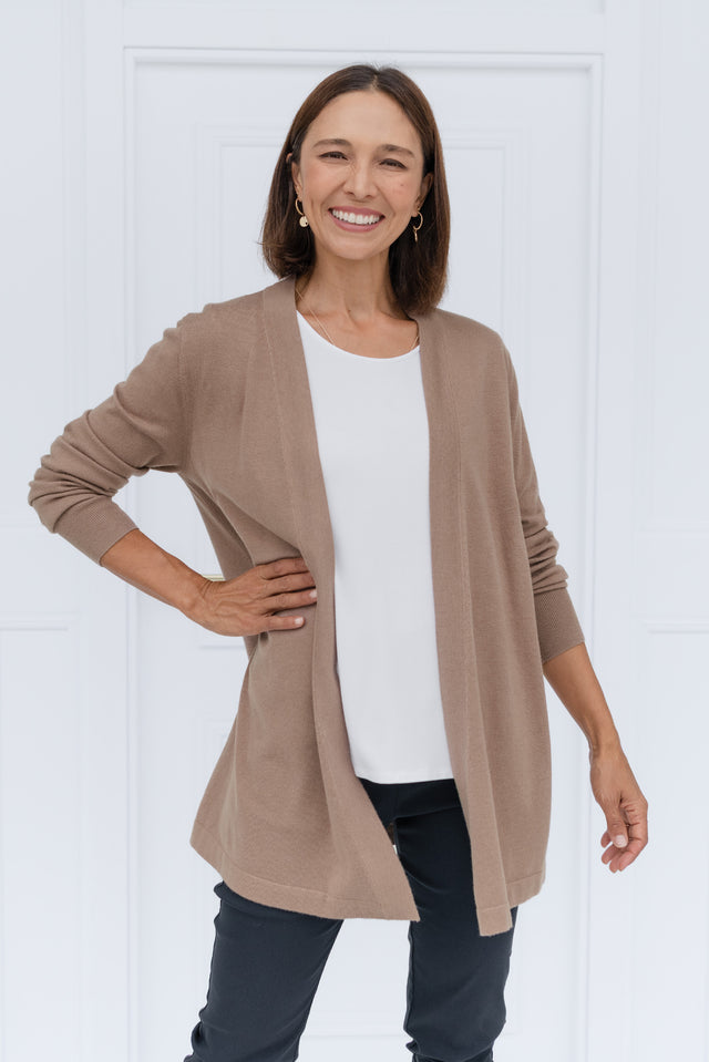 Morocco Mocha Knit Cardigan