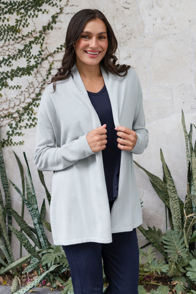 Primrose Mint Cotton Drape Cardigan