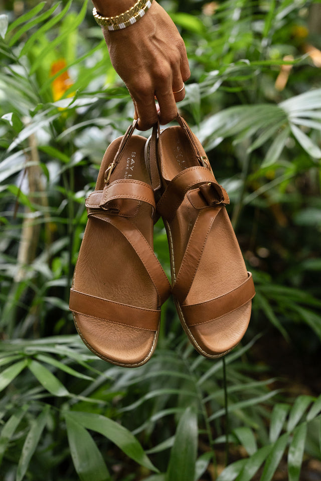 Zorba Tan Leather Sandal