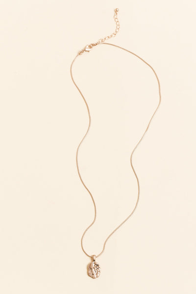 Rhonda Gold Pendant Necklace