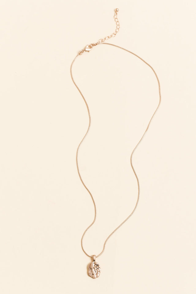Rhonda Gold Pendant Necklace