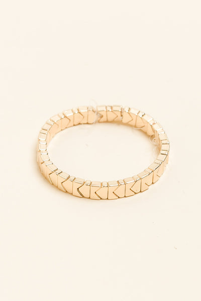 Riki Gold Beaded Bracelet