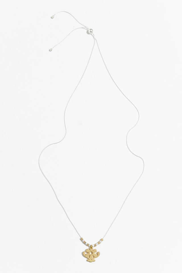 Riya Gold Daisy Pendant Necklace image 1