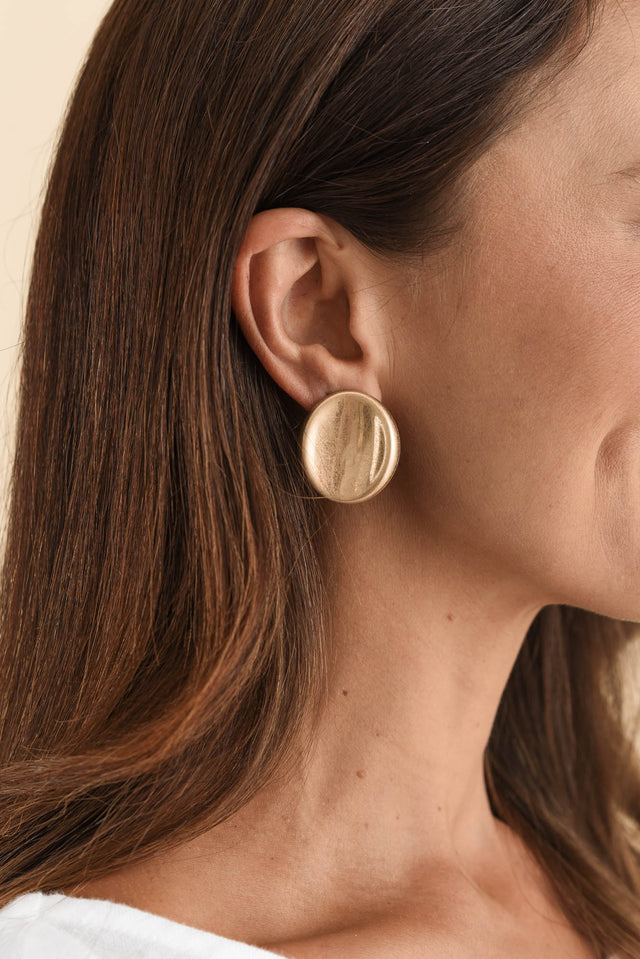 Rory Gold Disc Earrings