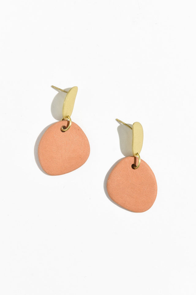 Rylie Gold Ceramic Drop Earrings