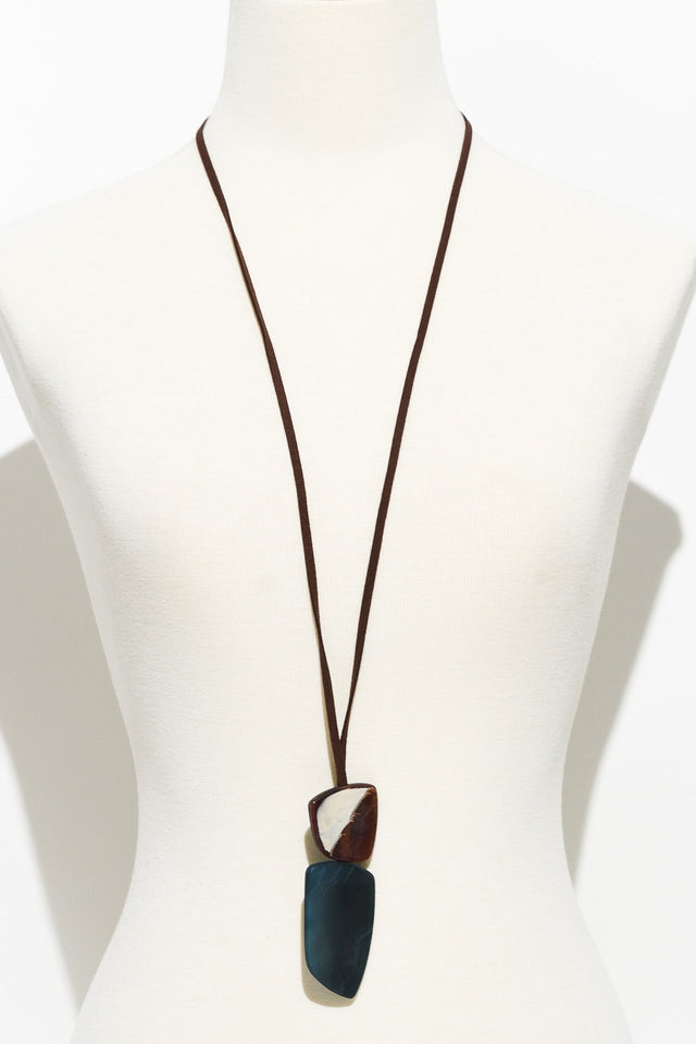 Sarita Blue Pendant Necklace